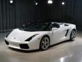 2007 Balloon White Lamborghini Gallardo Spyder E-Gear  photo #1