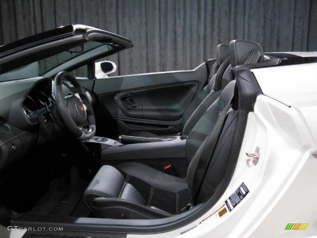 2007 Gallardo Spyder E-Gear - Balloon White / Black photo #6