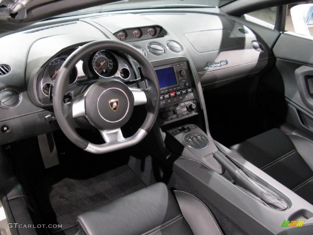 2007 Gallardo Spyder E-Gear - Balloon White / Black photo #7
