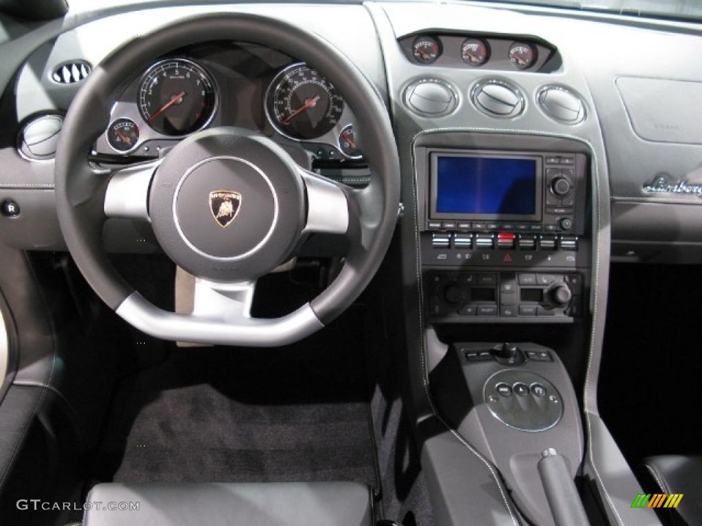 2007 Gallardo Spyder E-Gear - Balloon White / Black photo #8