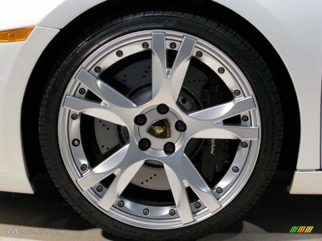 2007 Gallardo Spyder E-Gear - Balloon White / Black photo #12