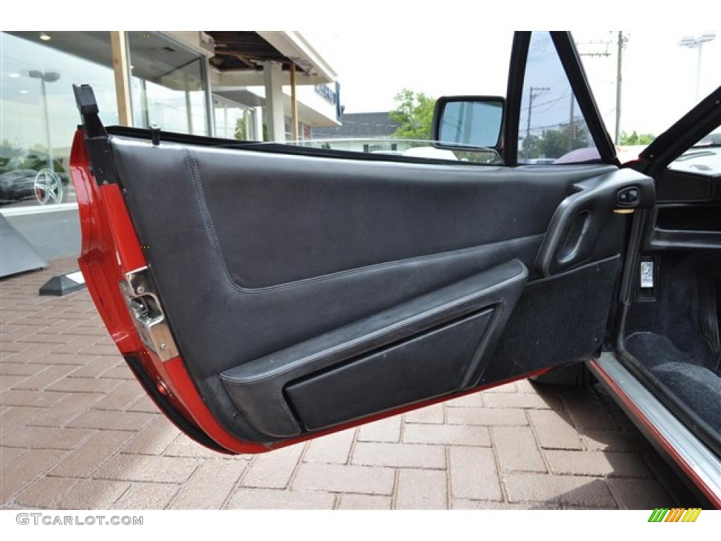1986 Ferrari 328 GTS Black Door Panel Photo #30286433