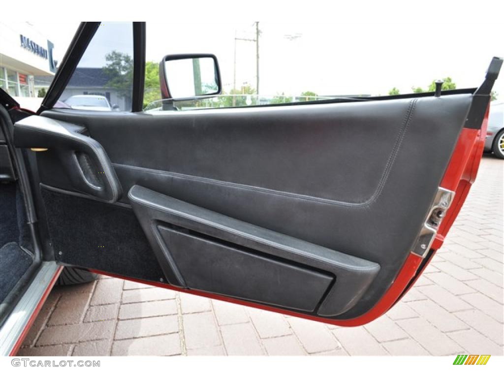 1986 Ferrari 328 GTS Black Door Panel Photo #30286581