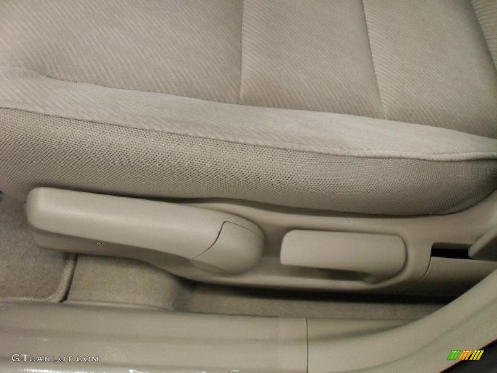 2010 Civic LX Sedan - Urban Titanium Metallic / Beige photo #10
