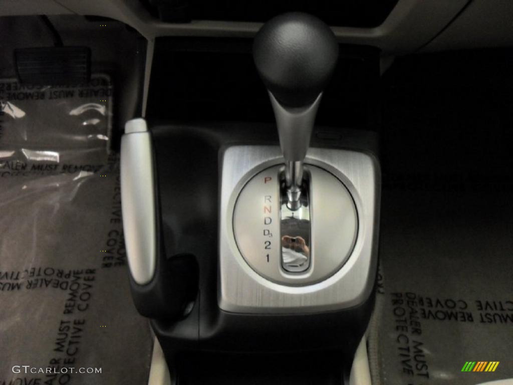 2010 Civic LX Sedan - Urban Titanium Metallic / Beige photo #12