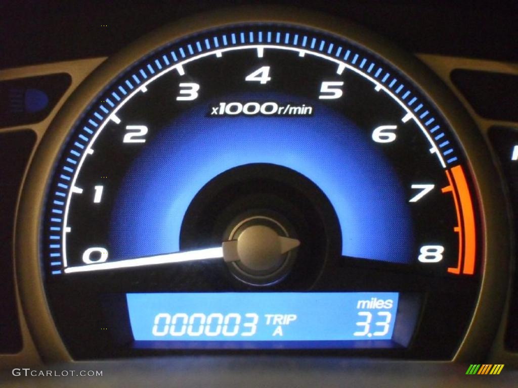 2010 Civic LX Sedan - Urban Titanium Metallic / Beige photo #24