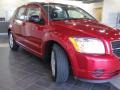2009 Inferno Red Crystal Pearl Dodge Caliber SXT  photo #6