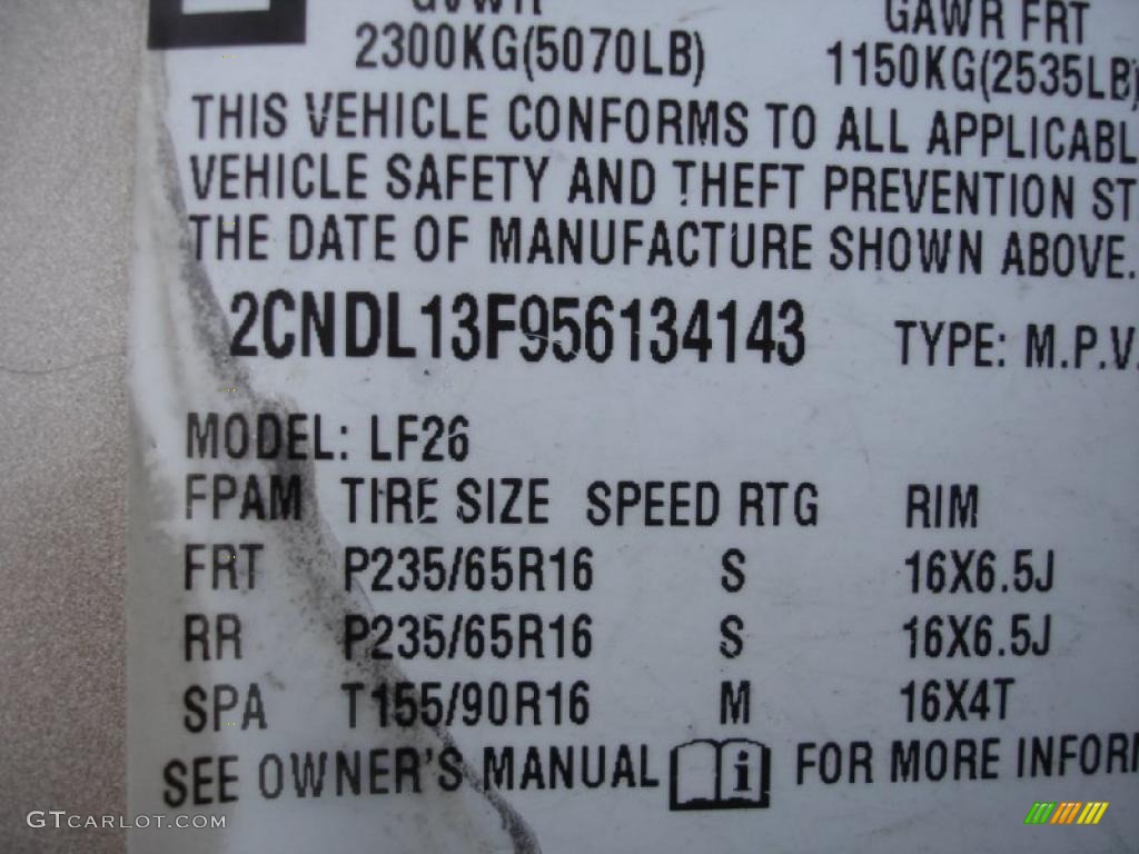 2005 Equinox LS - Sandstone Metallic / Light Cashmere photo #15