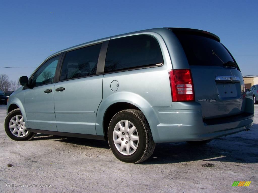 2008 Town & Country LX - Clearwater Blue Pearlcoat / Medium Slate Gray/Light Shale photo #3
