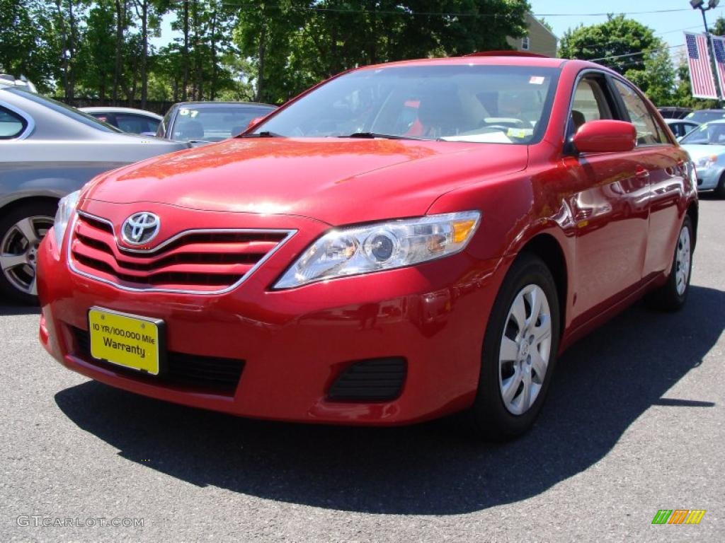 Barcelona Red Metallic Toyota Camry