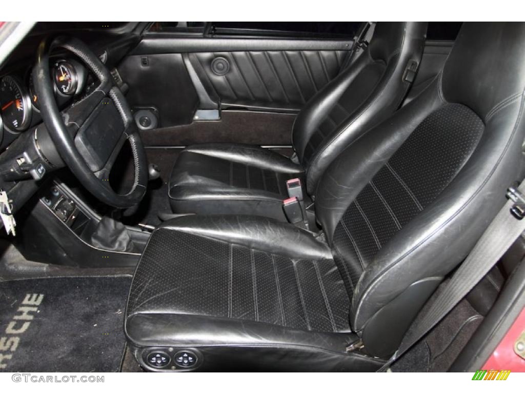 Black Interior 1987 Porsche 911 Carrera Coupe Photo #30292761