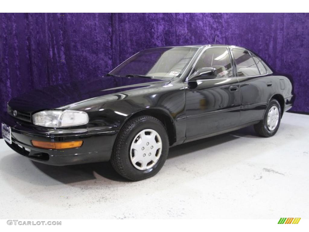 1994 Camry LE Sedan - Black / Beige photo #29