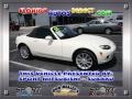 2007 Marble White Mazda MX-5 Miata Touring Roadster  photo #1