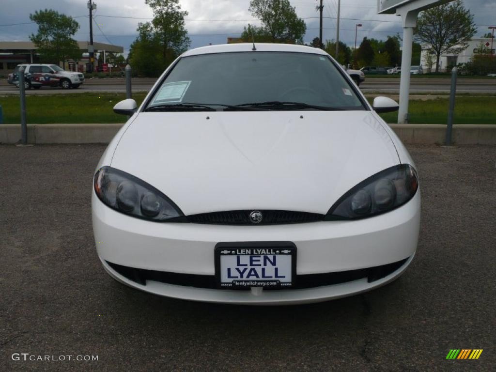 2000 Cougar V6 - Vibrant White / Graystone photo #3