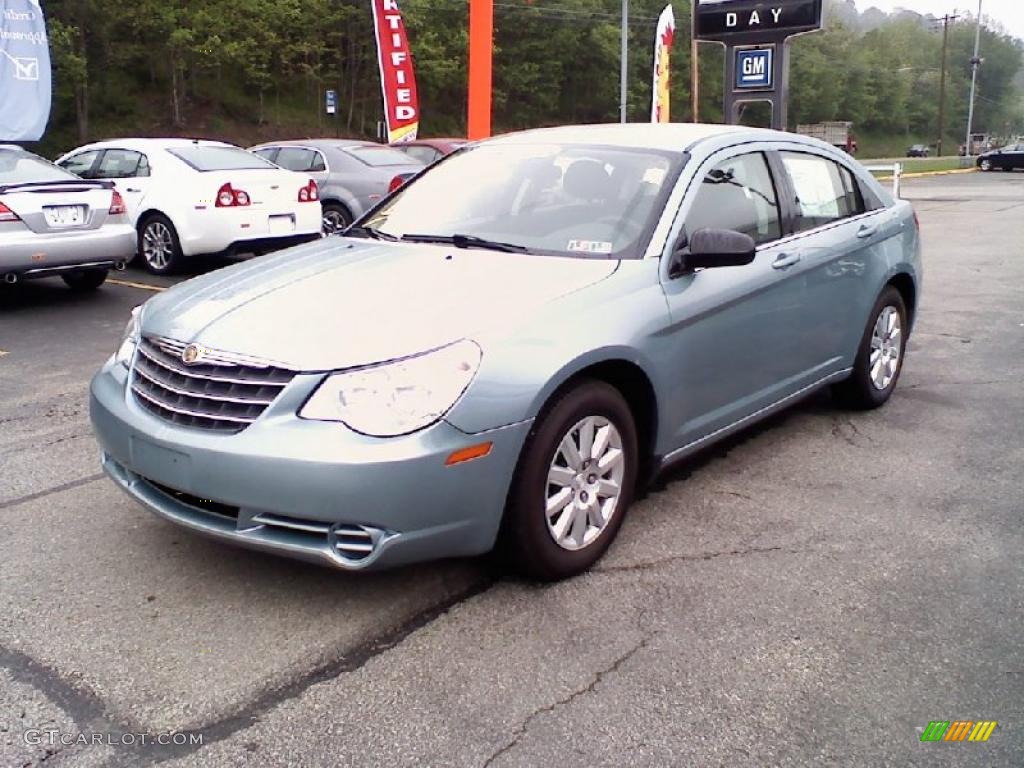 2009 Sebring LX Sedan - Clearwater Blue Pearl / Dark Slate Gray photo #1