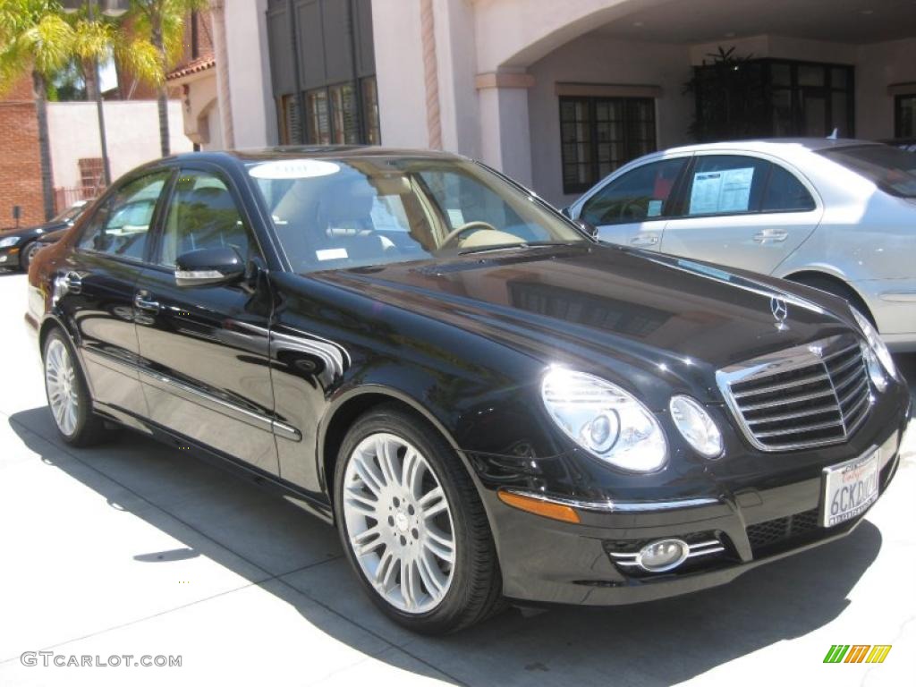 Black Mercedes-Benz E