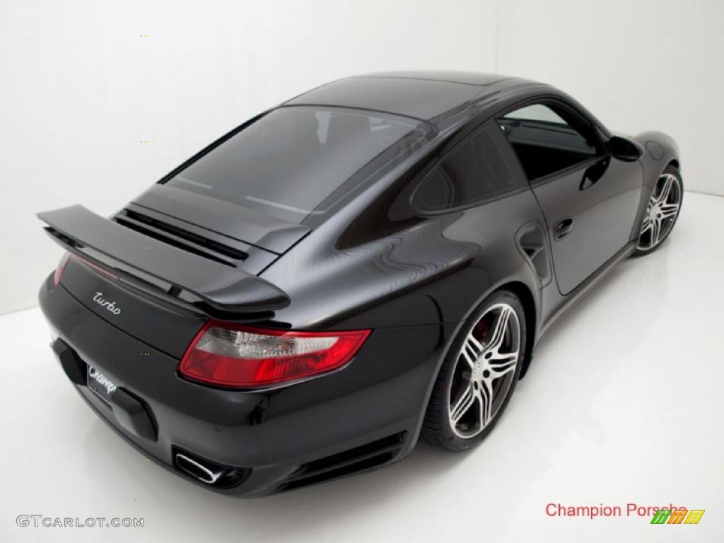 2007 911 Turbo Coupe - Black / Black Full Leather photo #8