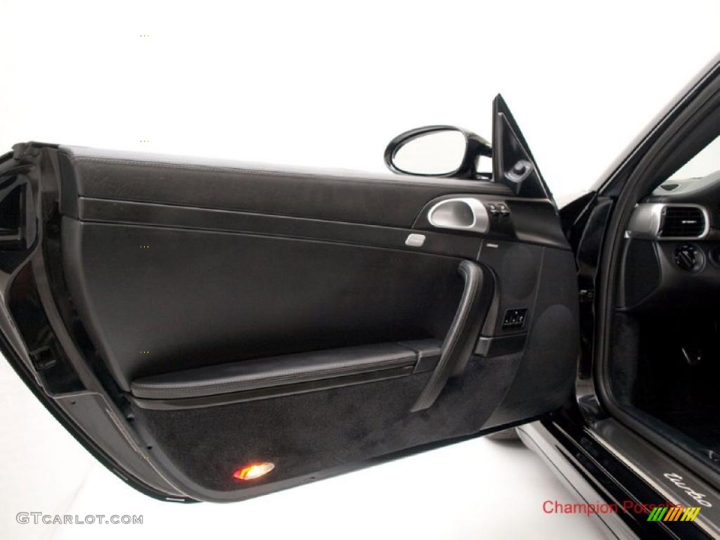 2007 911 Turbo Coupe - Black / Black Full Leather photo #10