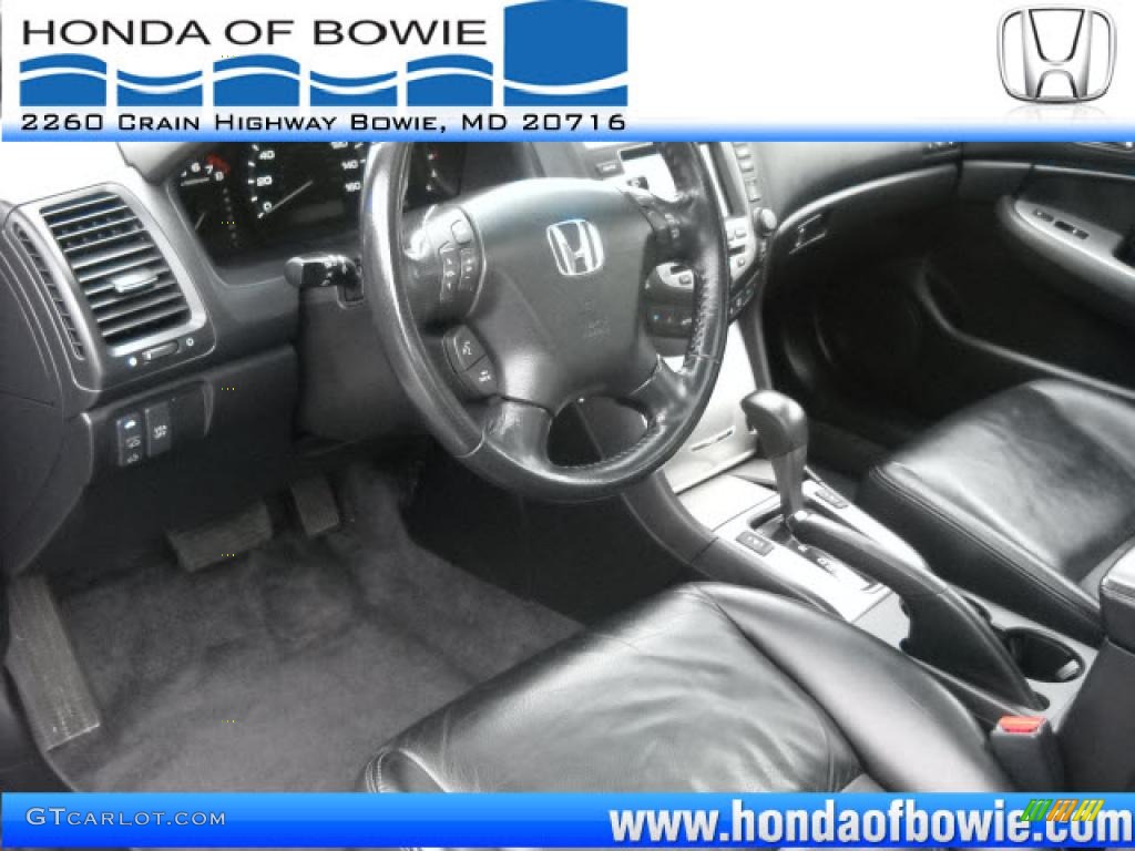 2006 Accord EX-L V6 Sedan - Alabaster Silver Metallic / Black photo #10