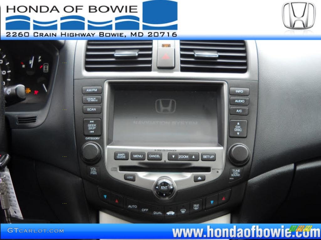 2006 Accord EX-L V6 Sedan - Alabaster Silver Metallic / Black photo #13