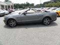 2010 Sterling Grey Metallic Ford Mustang V6 Premium Convertible  photo #2