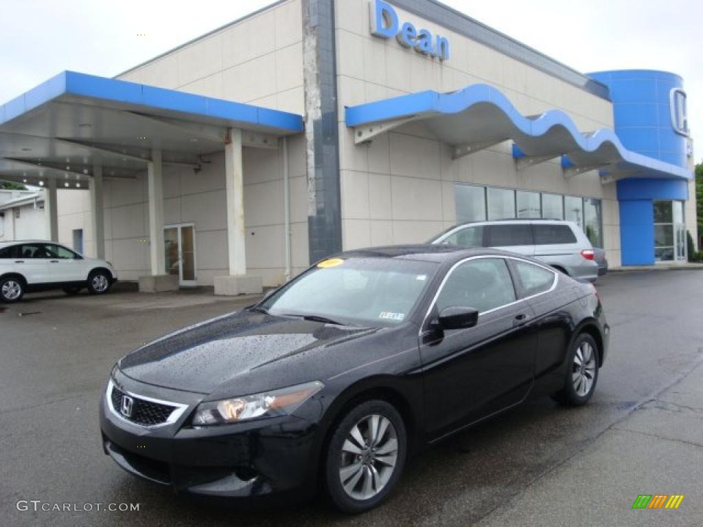 2008 Accord EX-L Coupe - Nighthawk Black Pearl / Black photo #1