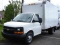 2010 Summit White Chevrolet Express Cutaway 3500 Commercial Moving Van  photo #1