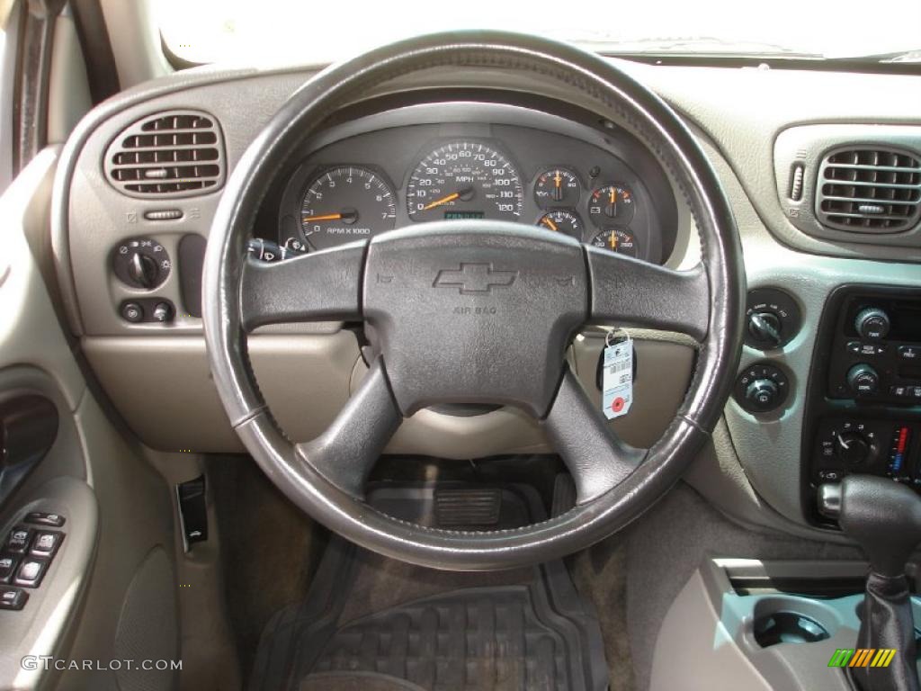 2003 TrailBlazer LS 4x4 - Summit White / Medium Pewter photo #13