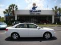 2009 Powder White Pearl Hyundai Sonata GLS  photo #41