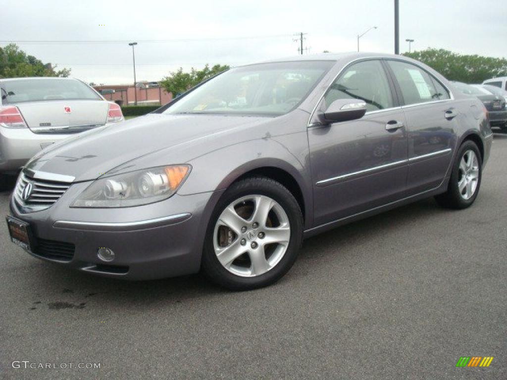 2006 RL 3.5 AWD Sedan - Lakeshore Silver Metallic / Parchment photo #2