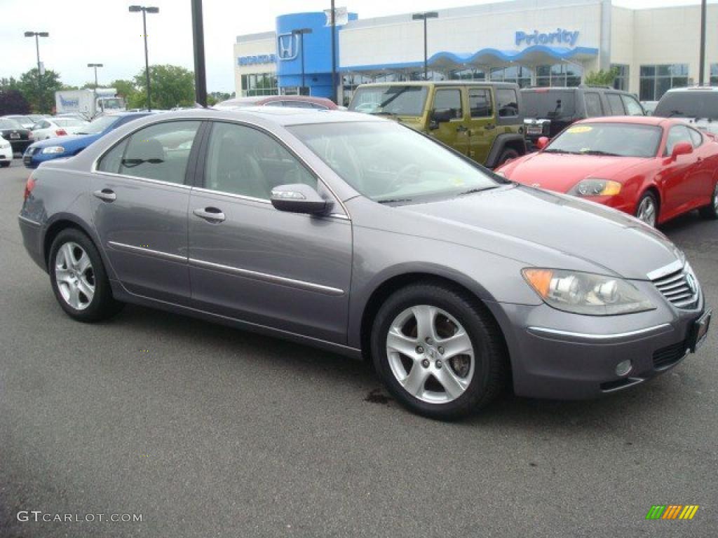 2006 RL 3.5 AWD Sedan - Lakeshore Silver Metallic / Parchment photo #7