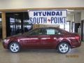 2010 Dark Cherry Red Hyundai Sonata SE V6  photo #4