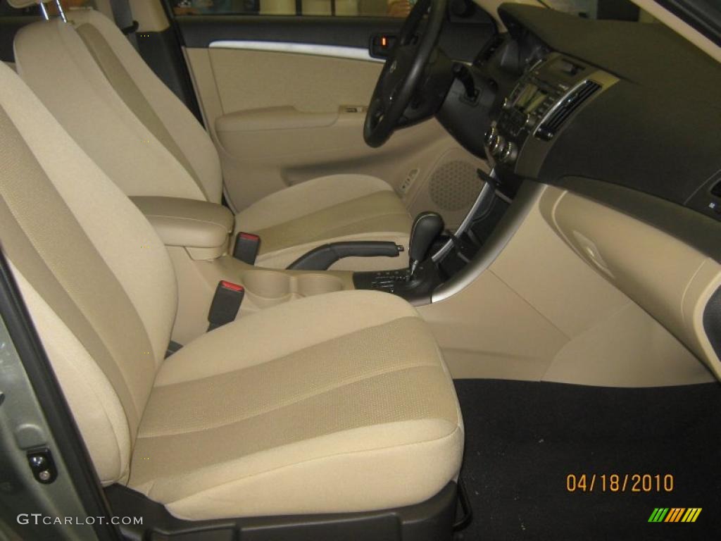 2010 Sonata GLS - Dark Cherry Red / Camel photo #24