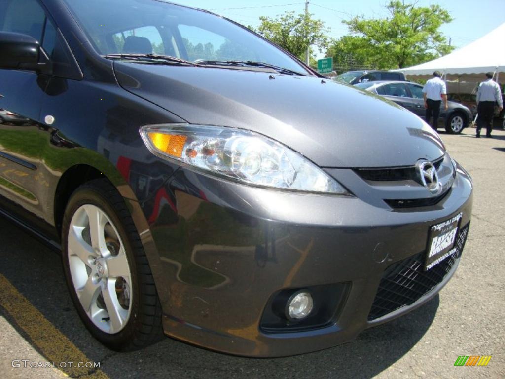 2006 MAZDA5 Sport - Carbon Gray Mica / Black photo #21