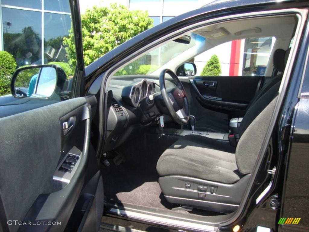 2007 Murano S AWD - Super Black / Charcoal photo #31