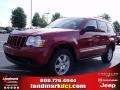 2010 Inferno Red Crystal Pearl Jeep Grand Cherokee Laredo  photo #1