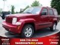 2010 Inferno Red Crystal Pearl Jeep Liberty Sport  photo #1