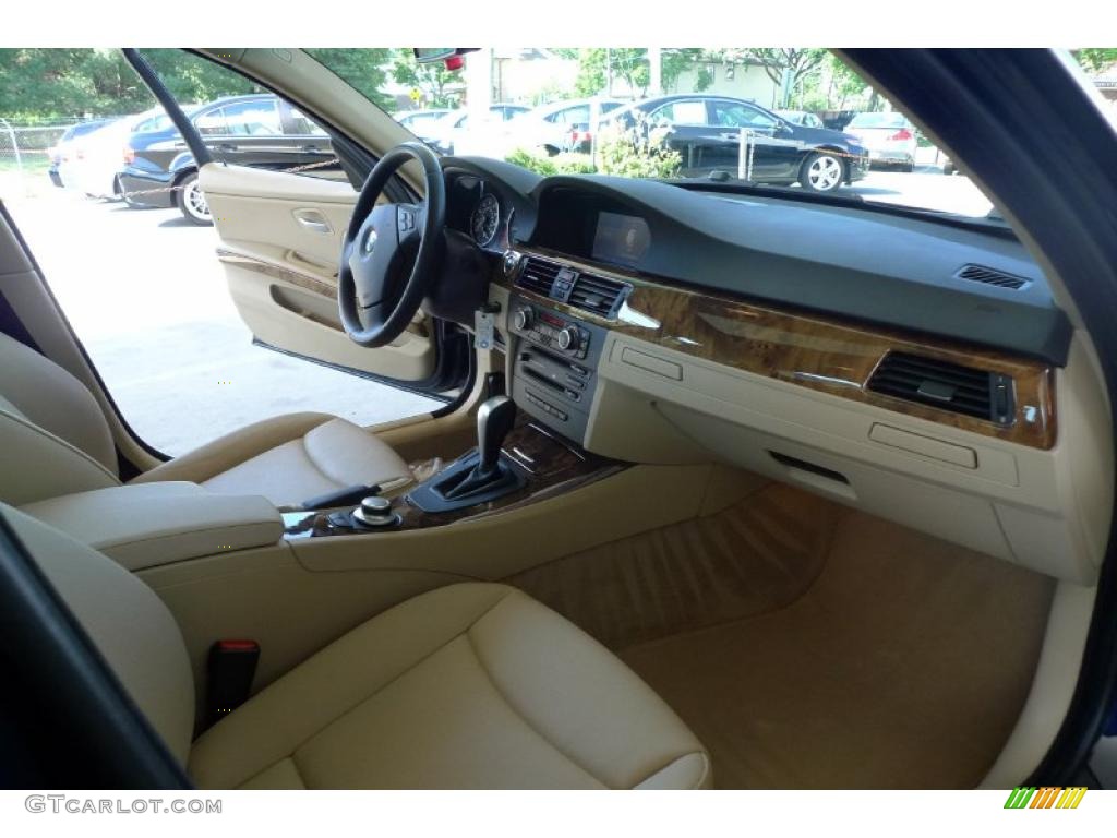 2007 3 Series 328xi Sedan - Monaco Blue Metallic / Beige photo #31