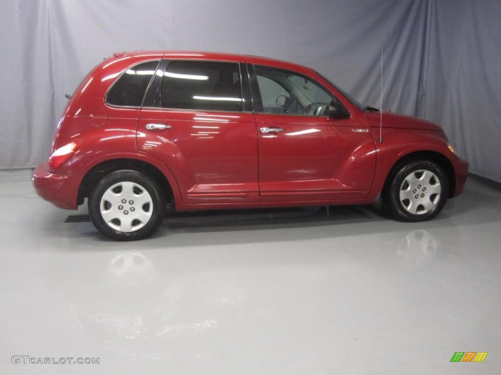 2006 PT Cruiser Touring - Inferno Red Crystal Pearl / Pastel Slate Gray photo #4