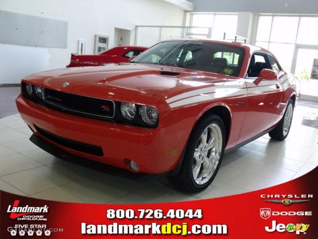 2010 Challenger R/T Classic - HEMI Orange / Dark Slate Gray photo #1