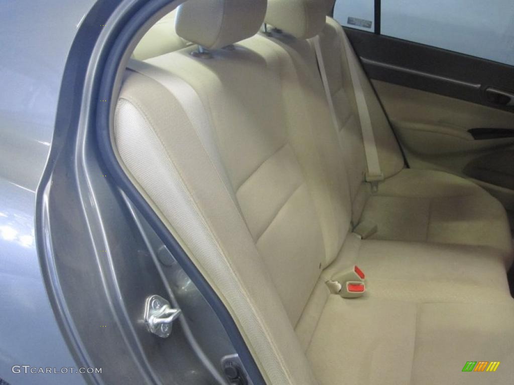 2007 Civic Hybrid Sedan - Borrego Beige Metallic / Ivory photo #7