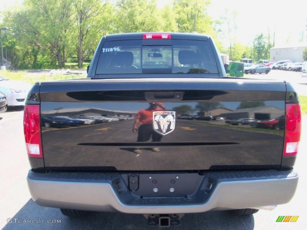 2010 Ram 1500 TRX4 Quad Cab 4x4 - Brilliant Black Crystal Pearl / Dark Slate/Medium Graystone photo #9