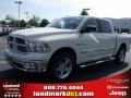 2010 Stone White Dodge Ram 1500 Big Horn Crew Cab  photo #1