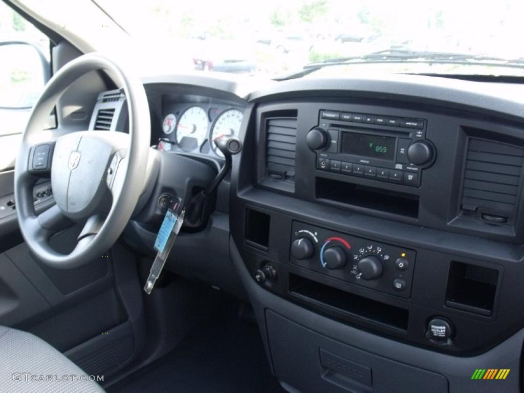 2008 Ram 1500 SXT Regular Cab - Inferno Red Crystal Pearl / Medium Slate Gray photo #17