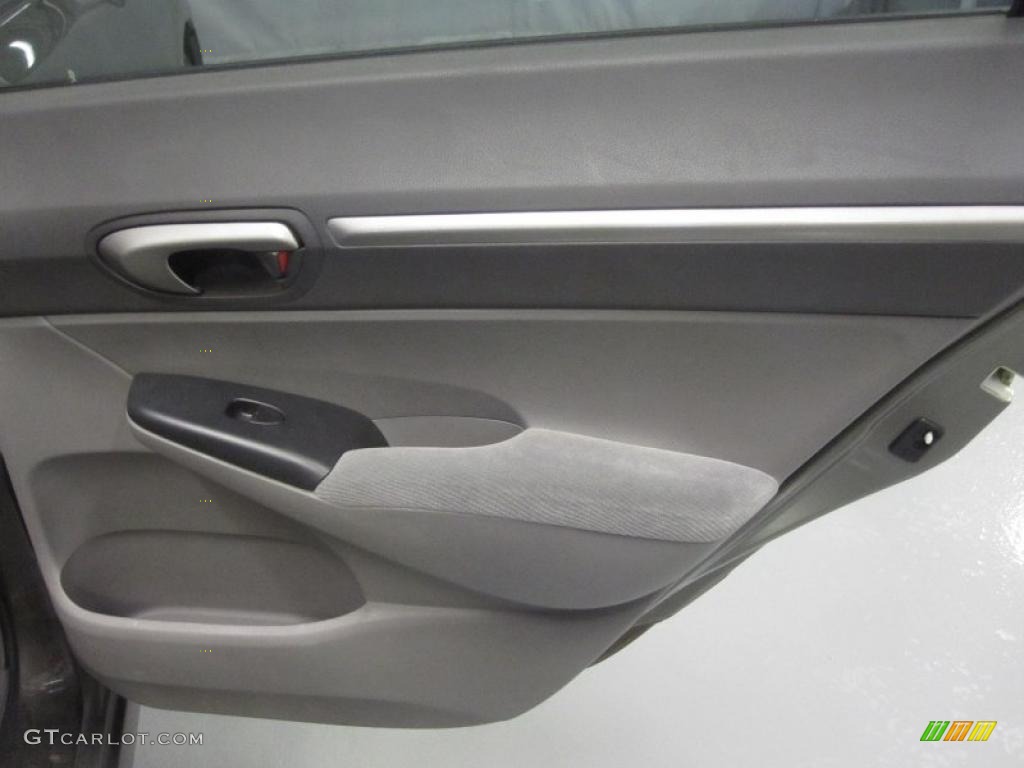 2007 Civic EX Sedan - Galaxy Gray Metallic / Gray photo #7