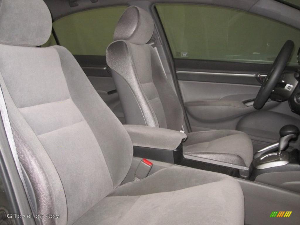 2007 Civic EX Sedan - Galaxy Gray Metallic / Gray photo #8