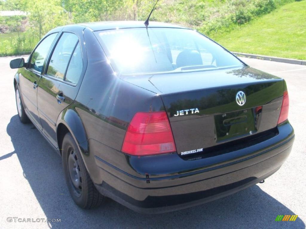 2002 Jetta GLS Sedan - Black / Grey photo #8