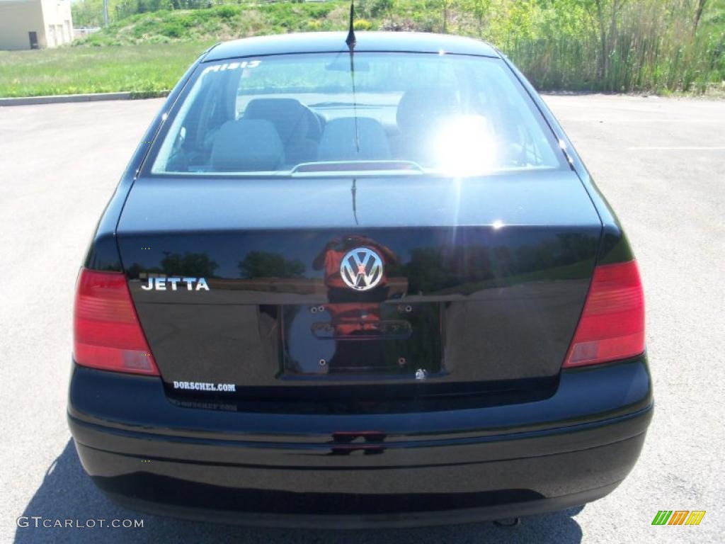 2002 Jetta GLS Sedan - Black / Grey photo #9