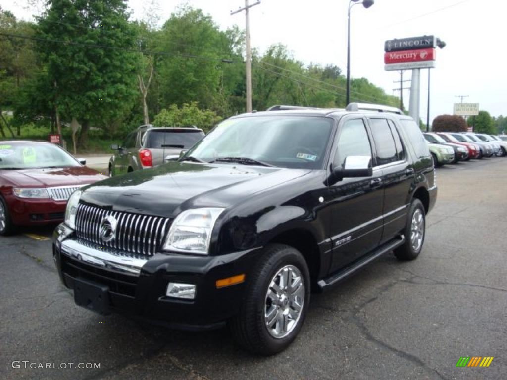 2008 Mountaineer Premier AWD - Black / Charcoal Black photo #1