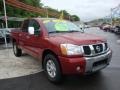 2006 Red Brawn Nissan Titan LE Crew Cab 4x4  photo #6